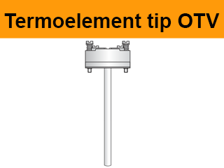 termoelement termopar merilni vložek tip otv