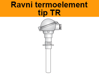 Ravni termopar termoelement tip J K S TR 