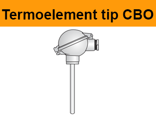 termoelement termopar tip cbo brez navoja oplaščeni j k