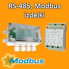 rs 485 senzor repetitor vhodno izhodna enota modul